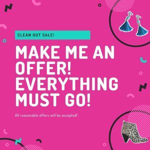 Jewelry, clothing, purses, shoes, and more!